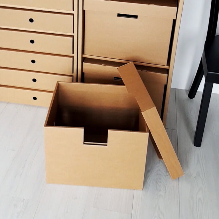 Ordnerkiste A3 3er-Pack natur – Bild 3
