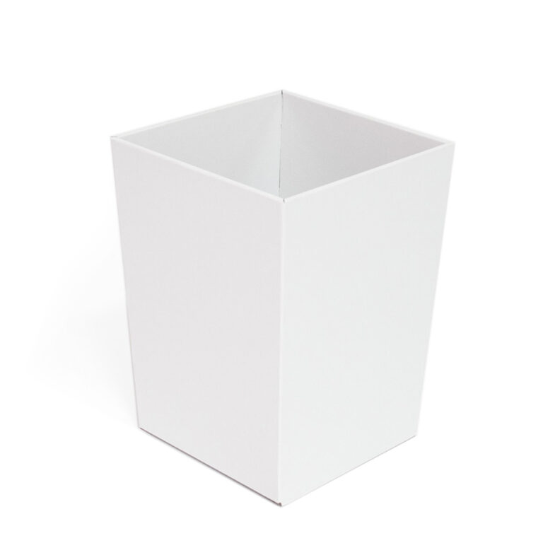 Papierkorb PAKO weiß glänzend