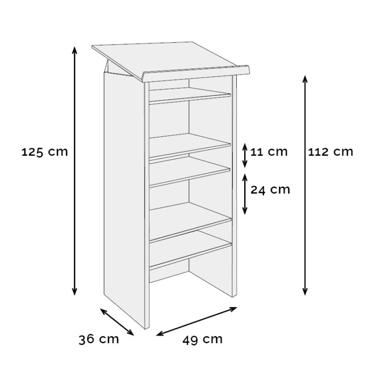 Stehpult MENTOR Basis weiß – Bild 2