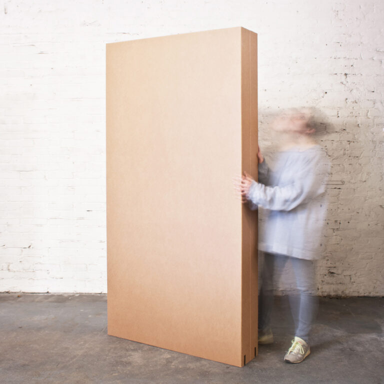 Stellwand MURO mit Standfuß 100 x 200 cm - natur - 2 Wände – Bild 6