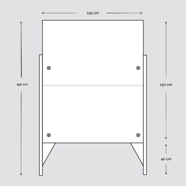 Stellwand PIN POINT Classic weiß Doppelpack – Bild 5
