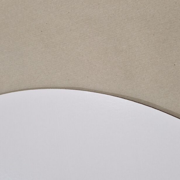 Pappscheiben Durchmesser 90cm weiß / mit Papier 10er - Pack grau – Bild 5