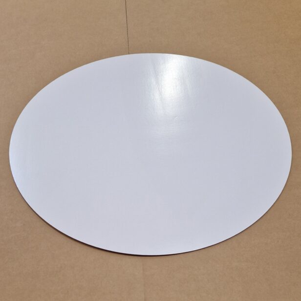 Pappscheiben Durchmesser 90cm weiß / mit Papier 10er - Pack grau – Bild 6