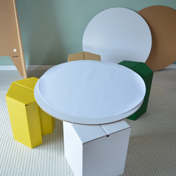 Pappscheiben Durchmesser 90cm weiß / mit Papier 10er - Pack weiß – Bild 6